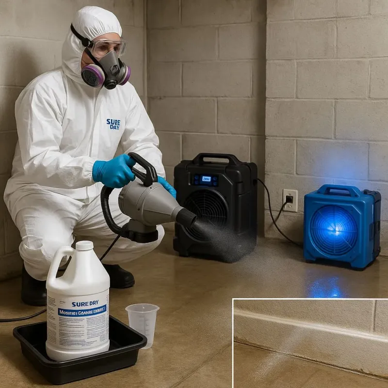 Sanitization and Odor Removal process in Marlborough, MA